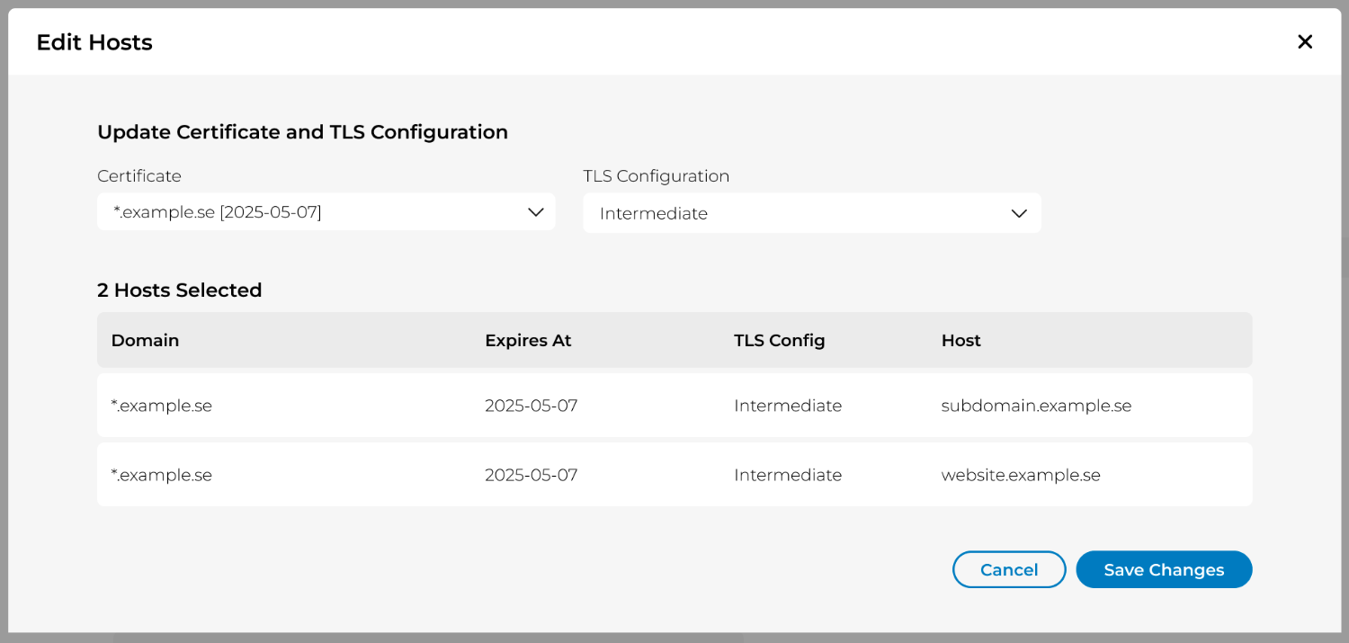 Certificate Management screenshot