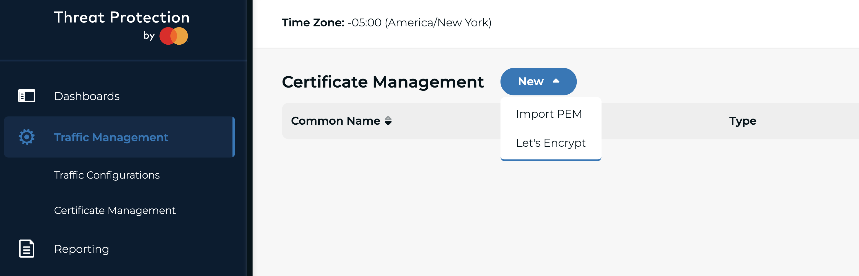 Certificate Management screenshot