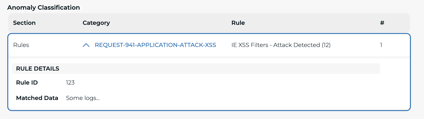 Data Settings - Checking Matched Data