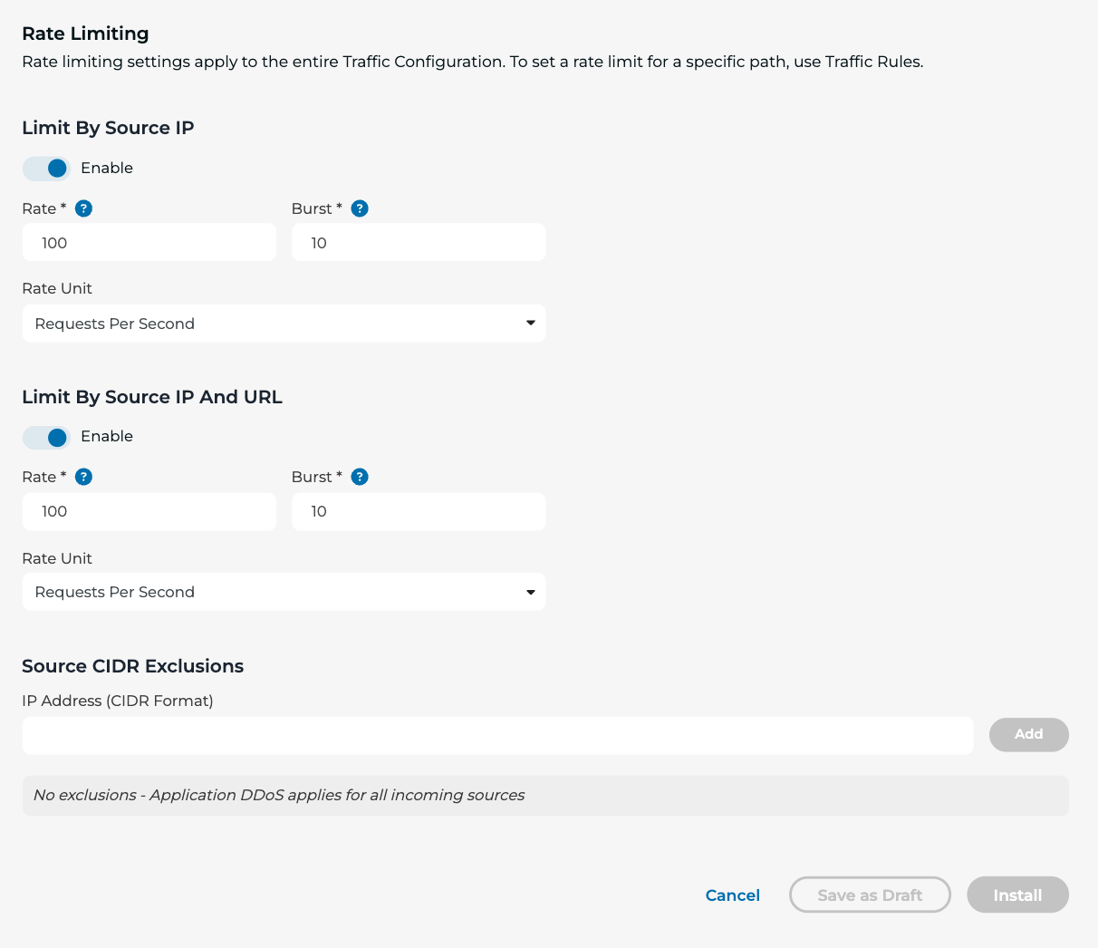 Rate Limiting Module