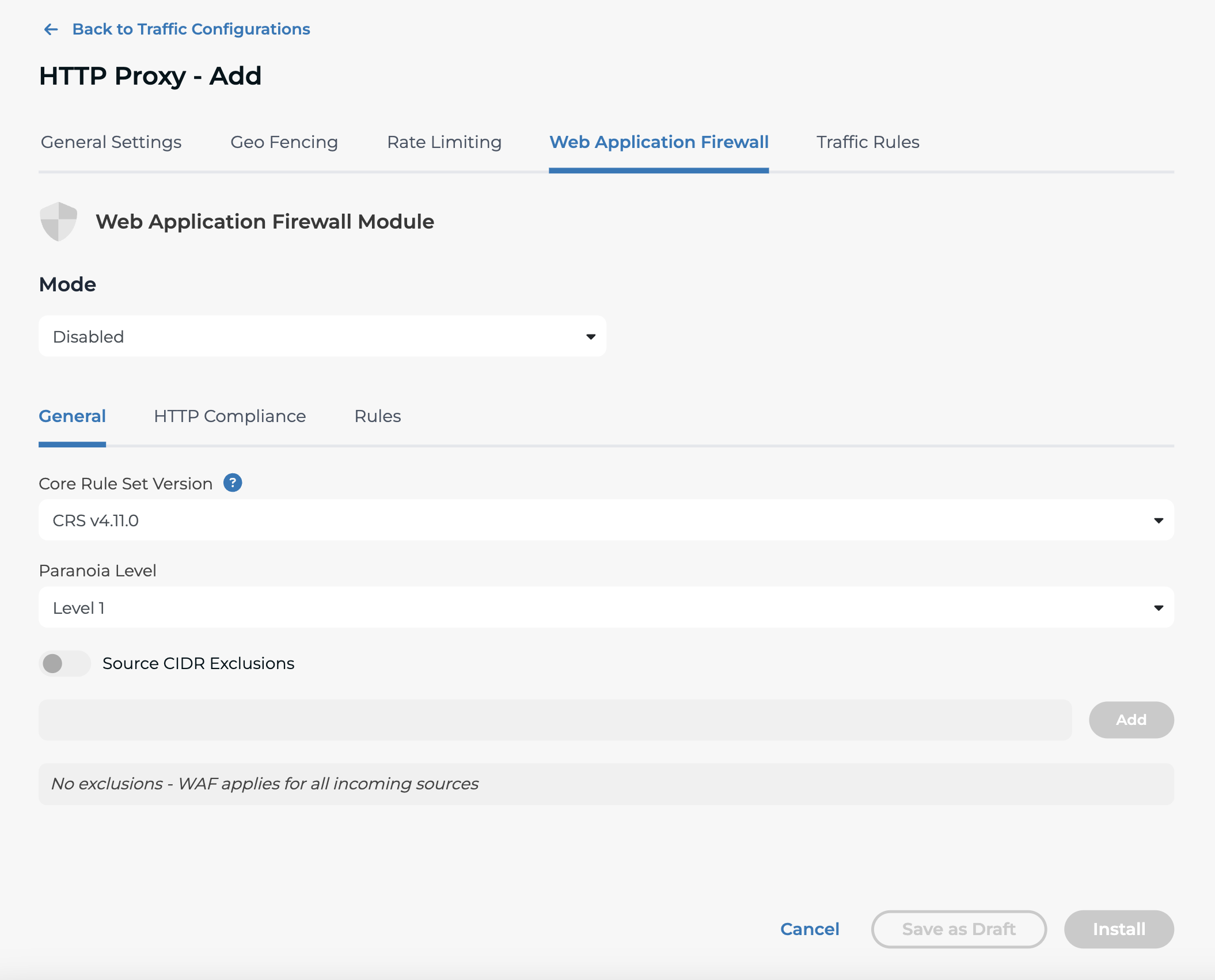Web Application Firewall